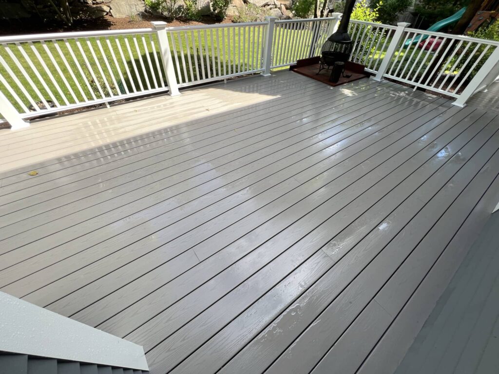 Composite Deck Pressure Washing After