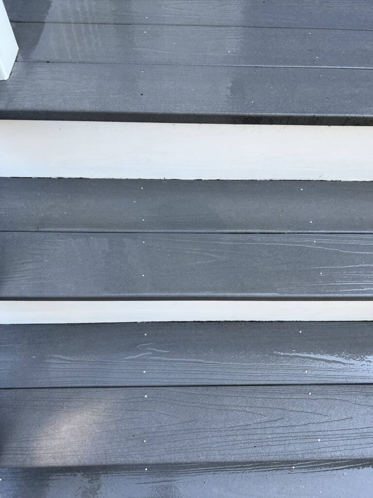 Trex Steps Power Washing After